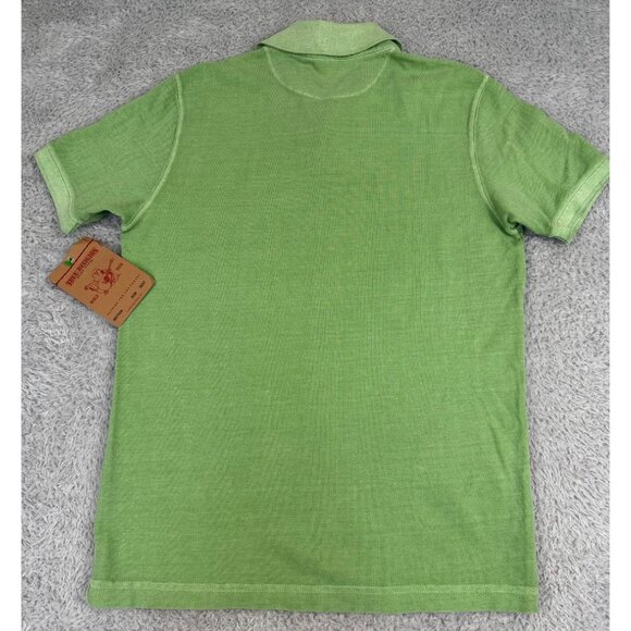 True Religion Mens Sportswear Spring 2013 Embroidery Pique Polo Shirt Green - Picture 5 of 11